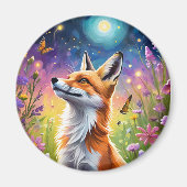 Majestätischer Fuchs Magnet (Vorne)