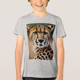 Majestätischer Gepard – Geschwindigkeit und Anmut Tri-Blend Shirt