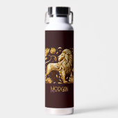 Majestätischer Goldener Löwe Trinkflasche (Vorne)