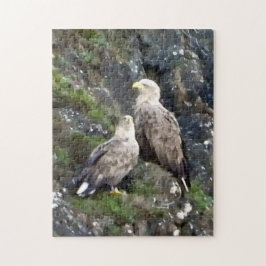 Majestätischer Greifvogel Weißkopfseeadler-Paar Puzzle