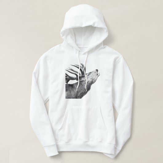 Majestätischer Hirsch Hoodie (Design vorne)