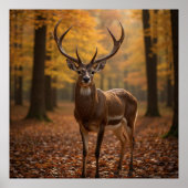 Majestätischer Hirsch  Poster (Vorne)