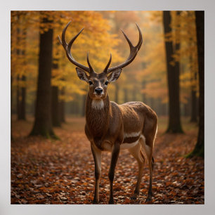 Majestätischer Hirsch Poster