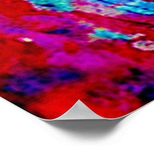 Majestätischer Hirsch Poster (Ecke)