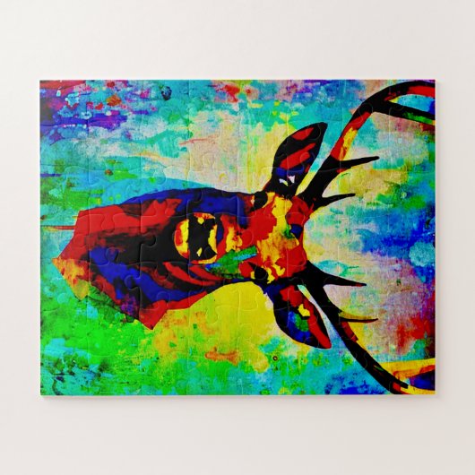 Majestätischer Hirsch - Proud Stag Puzzle (Horizontal)