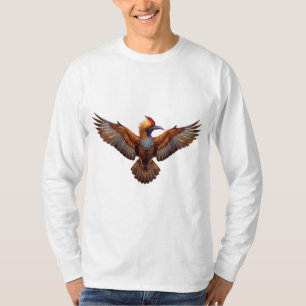 Majestätischer Hoatzin-Vogel im Flug – Vintage Nat T-Shirt
