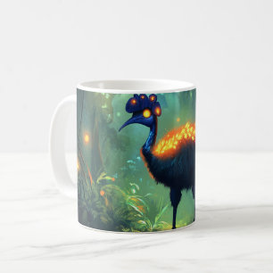 Majestätischer Kasuarvogel Kaffeetasse