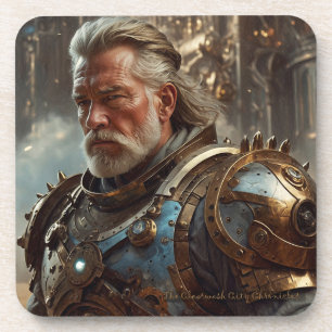 Majestätischer König Untersetzer mit steampunkter