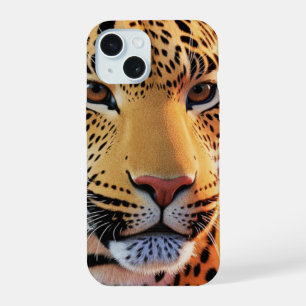 Majestätischer Leopard Nahaufnahme Atemberaubend iPhone 15 Hülle