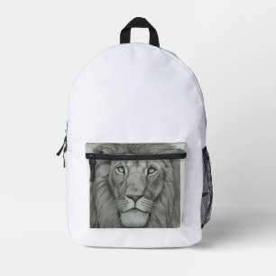 Majestätischer Löwe Bedruckter Rucksack