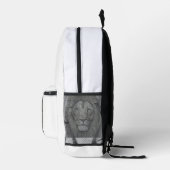 Majestätischer Löwe Gedruckter Rucksack (Rechts)