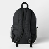Majestätischer Löwe Gedruckter Rucksack (Rückseite)