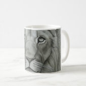 Majestätischer Löwe Kaffeetasse (VorderseiteRechts)