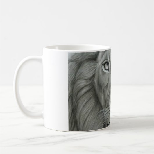 Majestätischer Löwe Kaffeetasse (Links)