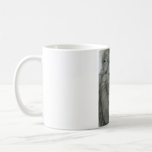 Majestätischer Löwe Kaffeetasse (Links)