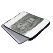 Majestätischer Löwe Laptopschutzhülle (Vorne Knopf)