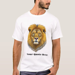 Majestätischer Löwenkopf – Wildes & Kraftvolles Ti T-Shirt