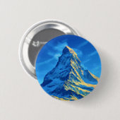 Majestätischer Matterhorn Button (Vorne & Hinten)