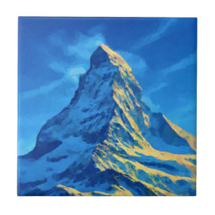 Majestätischer Matterhorn Fliese
