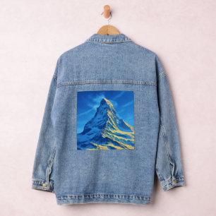 Majestätischer Matterhorn Jeansjacke