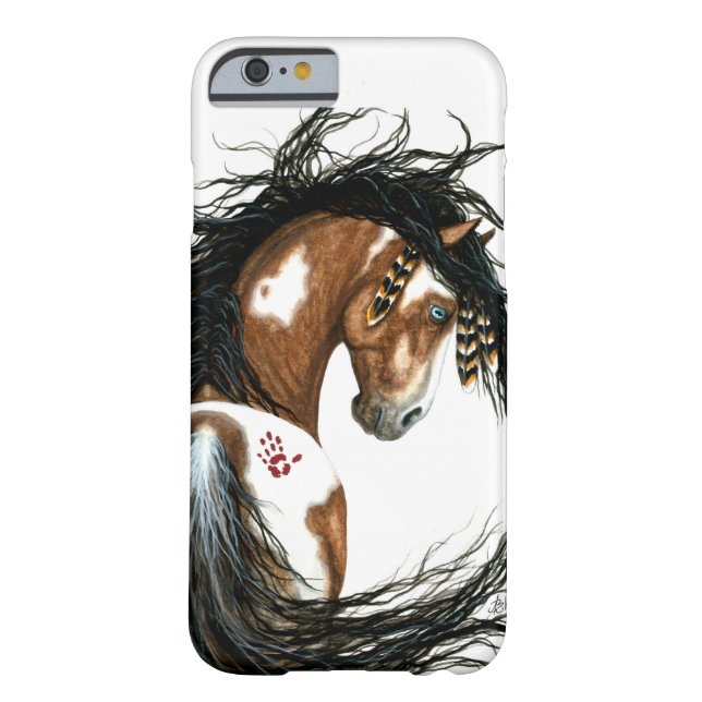Majestätischer Pinto-PferdiPhone 6 Fall Case-Mate iPhone Hülle (Rückseite)