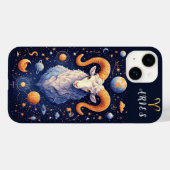 Majestätischer Ram umgeben von Himmelsobjekten Case-Mate iPhone Hülle (Rückseite (Horizontal))