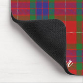 Majestätischer schottischer Clan Fraser Tartan Mousepad (Ecke)