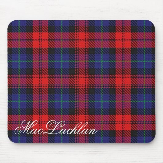 Majestätischer schottischer Clan MacLachlan Tartan Mousepad (Vorne)