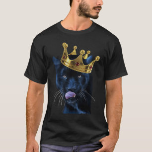 Majestätischer schwarzer Jaguar Panther T-Shirt