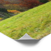 Majestätischer Sonnenaufgang in der Bergwelt Poster (Ecke)