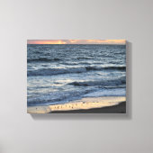 Majestätischer Sonnenaufgang über dem Meer Leinwanddruck (Vorderseite)