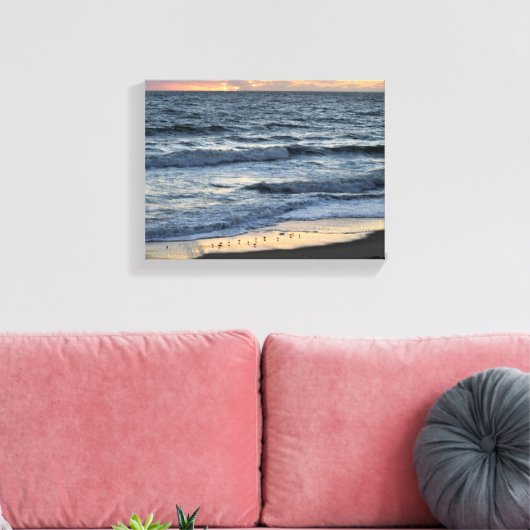 Majestätischer Sonnenaufgang über dem Meer Leinwanddruck (Insitu (Wohnzimmer))