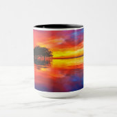 Majestätischer Strand des Sonnenuntergang-| Tasse (Zentrum)