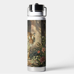 Majestätischer Tiger, der durch die alten Dünen wa Trinkflasche