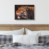 Majestätischer Tiger Klein Leinwanddruck (Insitu (Schlafzimmer))