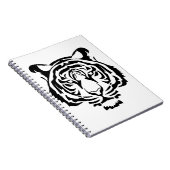 Majestätischer Tiger – Kraft & Eleganz im Design Notizblock (Rechte Seite)