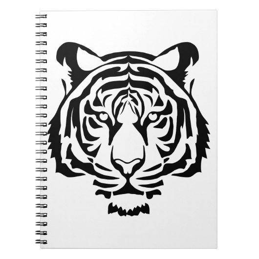 Majestätischer Tiger – Kraft & Eleganz im Design Notizblock (Vorderseite)