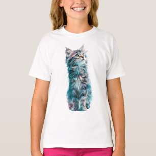 Majestätischer traumhafter Wasserfarben-Fantasy-Ka T-Shirt