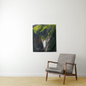 Majestätischer Wasserfall Boka im Frühling Ruhm Wandteppich (Beispiel)