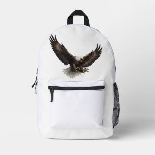 Majestätischer Weißkopfseeadler im Flug - Wildlife Bedruckter Rucksack