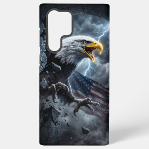 Majestätischer Weißkopfseeadler in Gewitter Sturm Samsung Galaxy Hülle