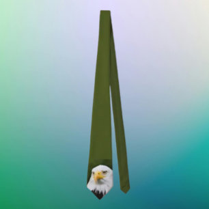 Majestätischer Weißkopfseeadler-Kopf Patriotische  Krawatte