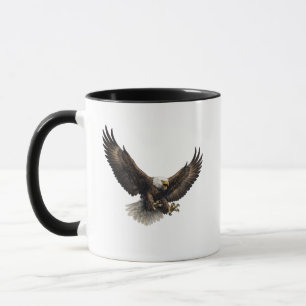 Majestätischer Weißkopfseeadler Zweifarben-Kaffeeb Tasse