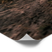 Majestätischer Wildpferd-Sonnenuntergangs-Poster | Poster (Ecke)