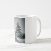 Majestätischer Winter Kaffeetasse (VorderseiteRechts)