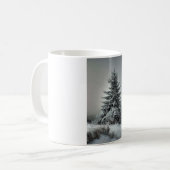 Majestätischer Winter Kaffeetasse (Vorderseite Links)