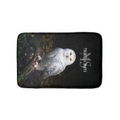 Majestätischer Winterschneeauuler Monogramm-indivi Badematte (Vorderseite)