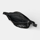 Majestätischer Winterschneeauuler Monogramm-indivi Bauchtasche (Offen)