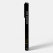 Majestätischer Winterschneeauuler Monogramm-indivi Case-Mate iPhone Hülle (Rückseite / Links)