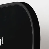 Majestätischer Winterschneeauuler Monogramm-indivi Pickleball Schläger (Linke Seite)